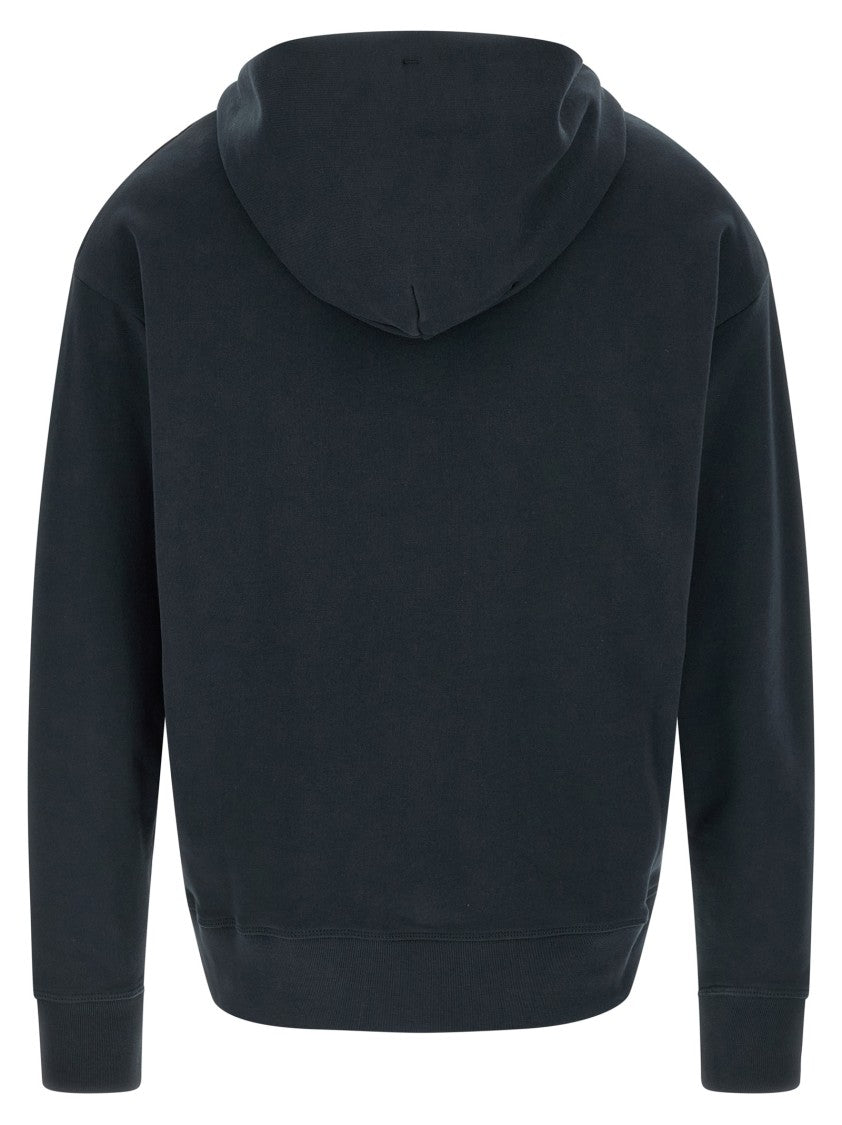 Moncler Grenoble Cotton Jersey Hoodie With Front Print