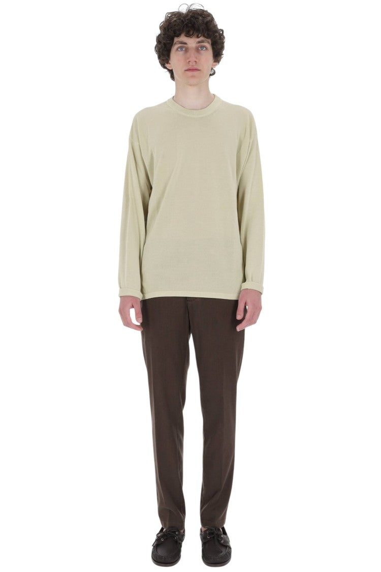 Roberto Collina Cotton Crepe Crewneck Sweater