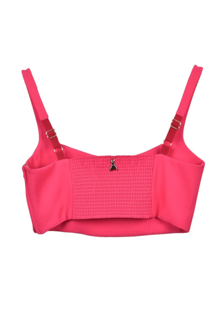 Patrizia Pepe Stretch Polyester Top - Fuchsia