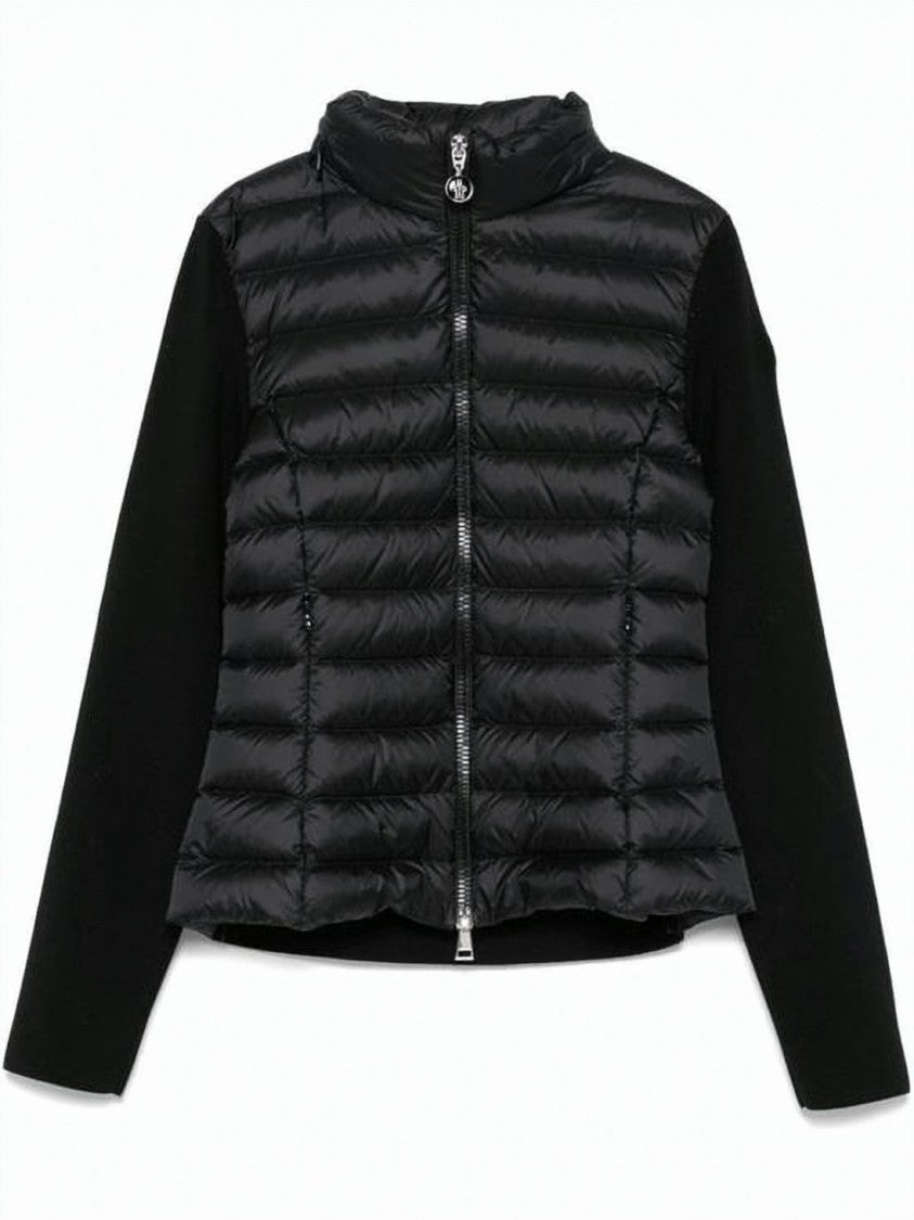 Moncler Quilted Casual Jacket With High Collar