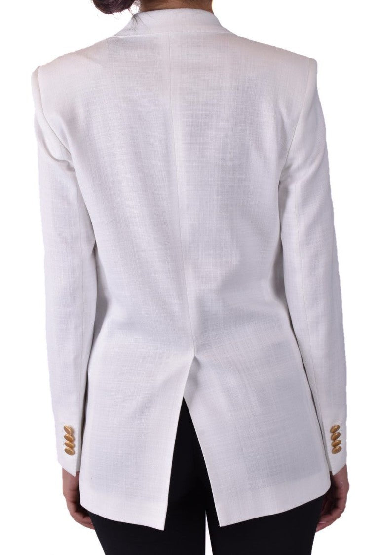 Tagliatore White Tailored Blazer