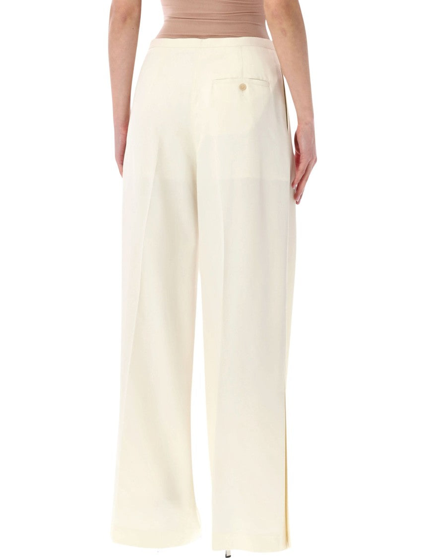 Alberta Ferretti Wide Leg Viscose Palazzo Pants