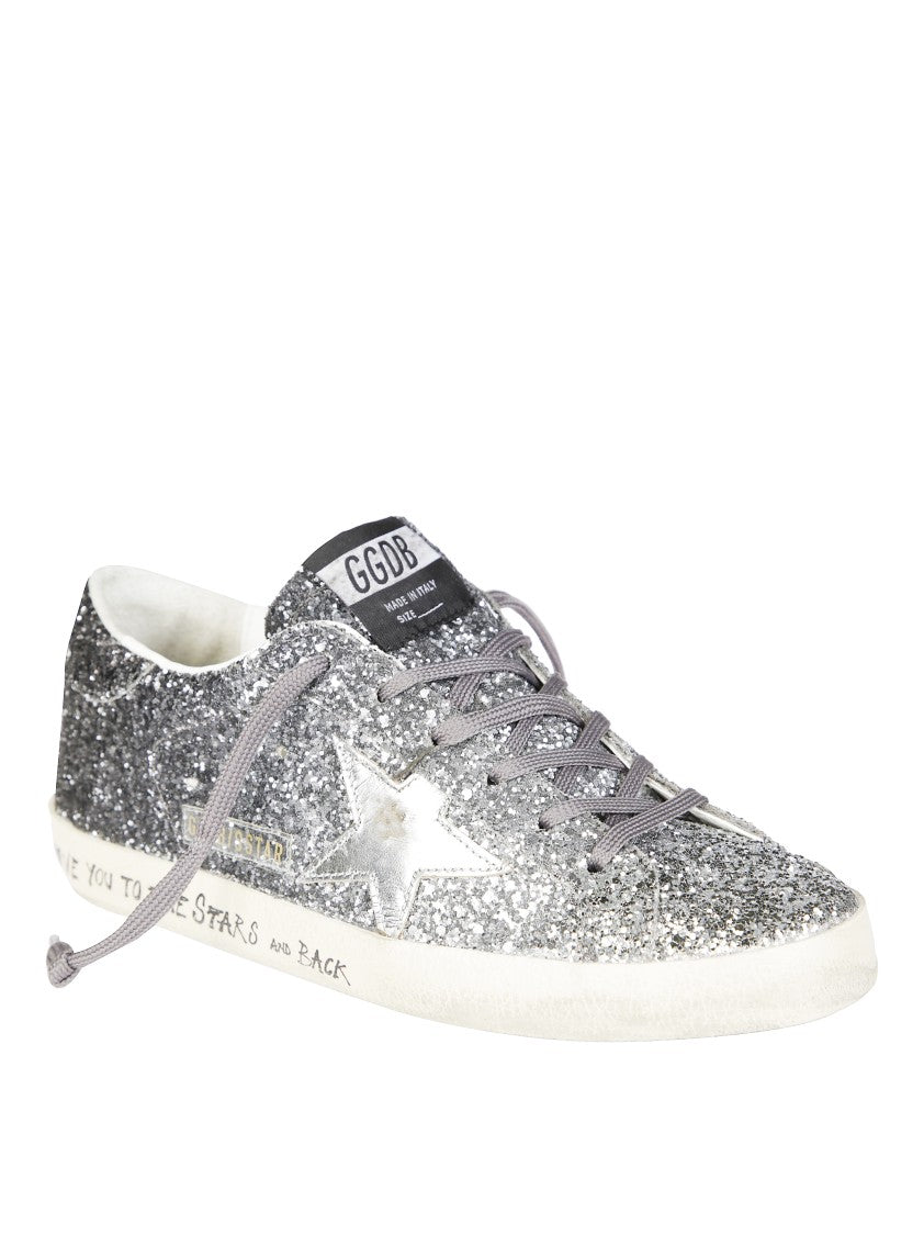Golden Goose Superstar Classic With List Glitter Sneakers