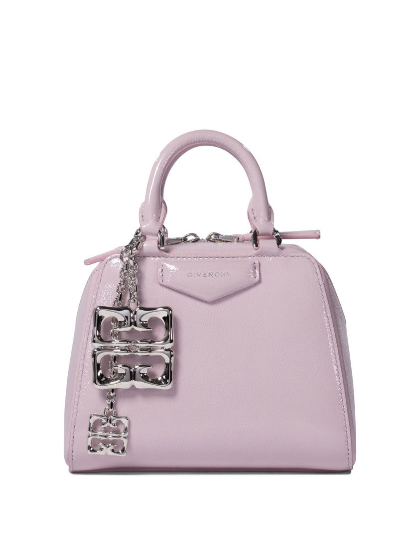 Givenchy Structured Handbag With Geometric Silver-Tone Charm