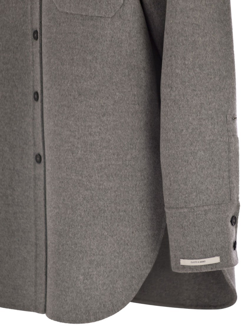 Sportmax Riber - Oversized Shirt In Double Fabric