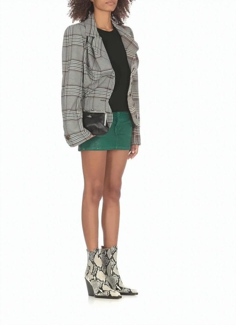 Vivienne Westwood Fitted Round Neck Sweater With Ribbed Hem And Cuffs