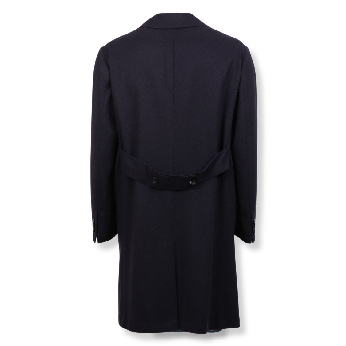 Kiton Tailored Overcoat With Structured Design