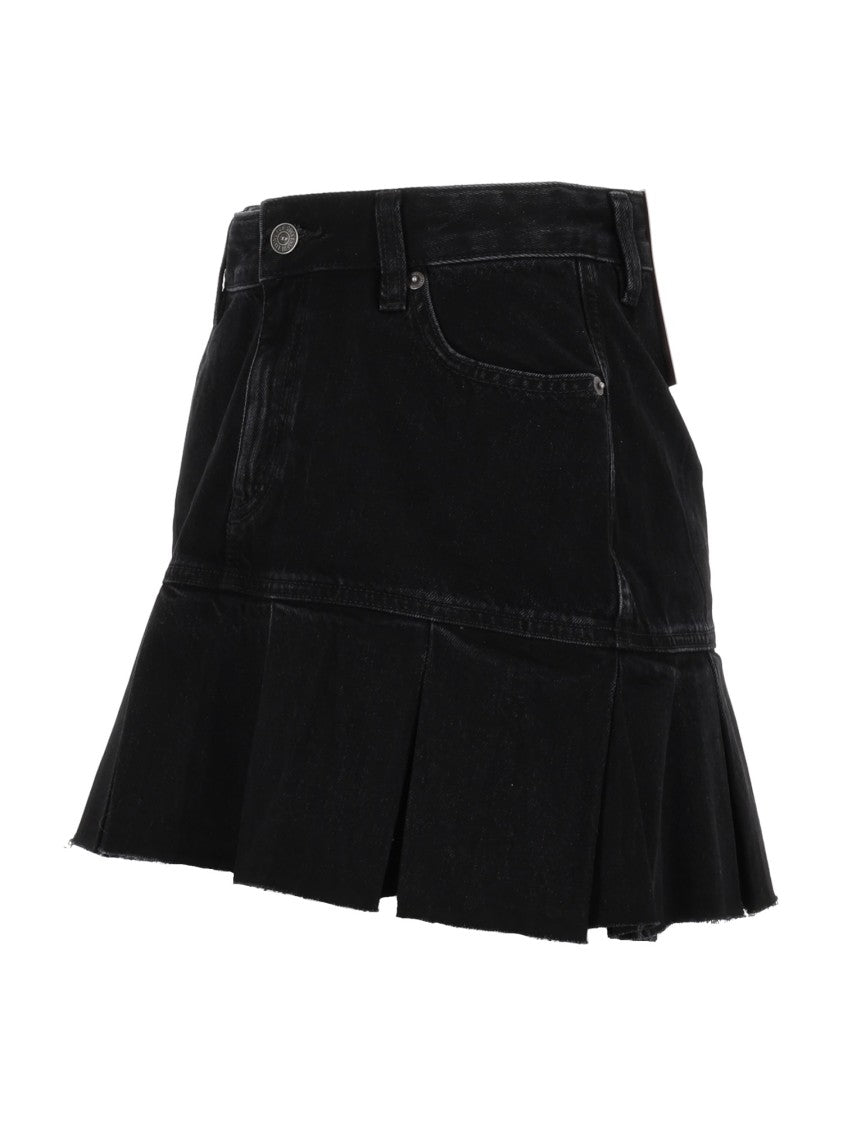 Diesel Black De-Reen Denim Mini Skirt