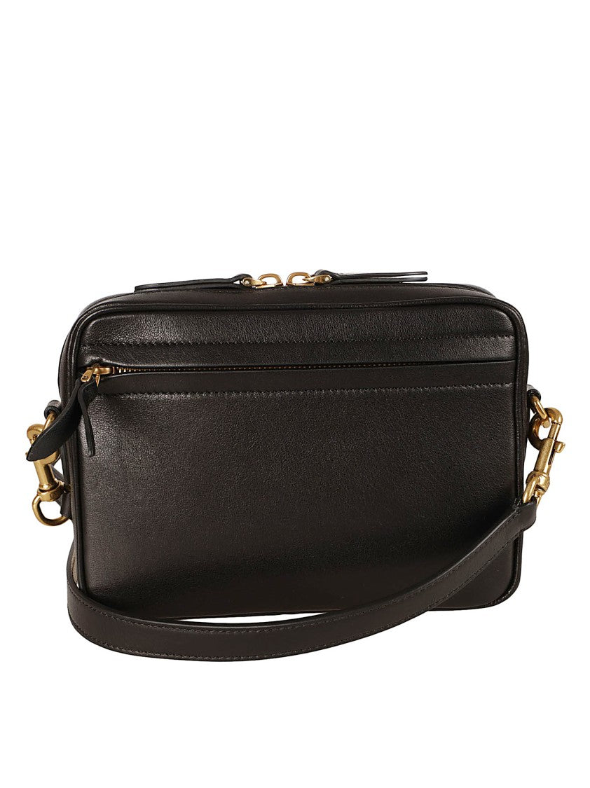 Valentino Garavani Rectangular Lambskin Bag With Prominent Logo