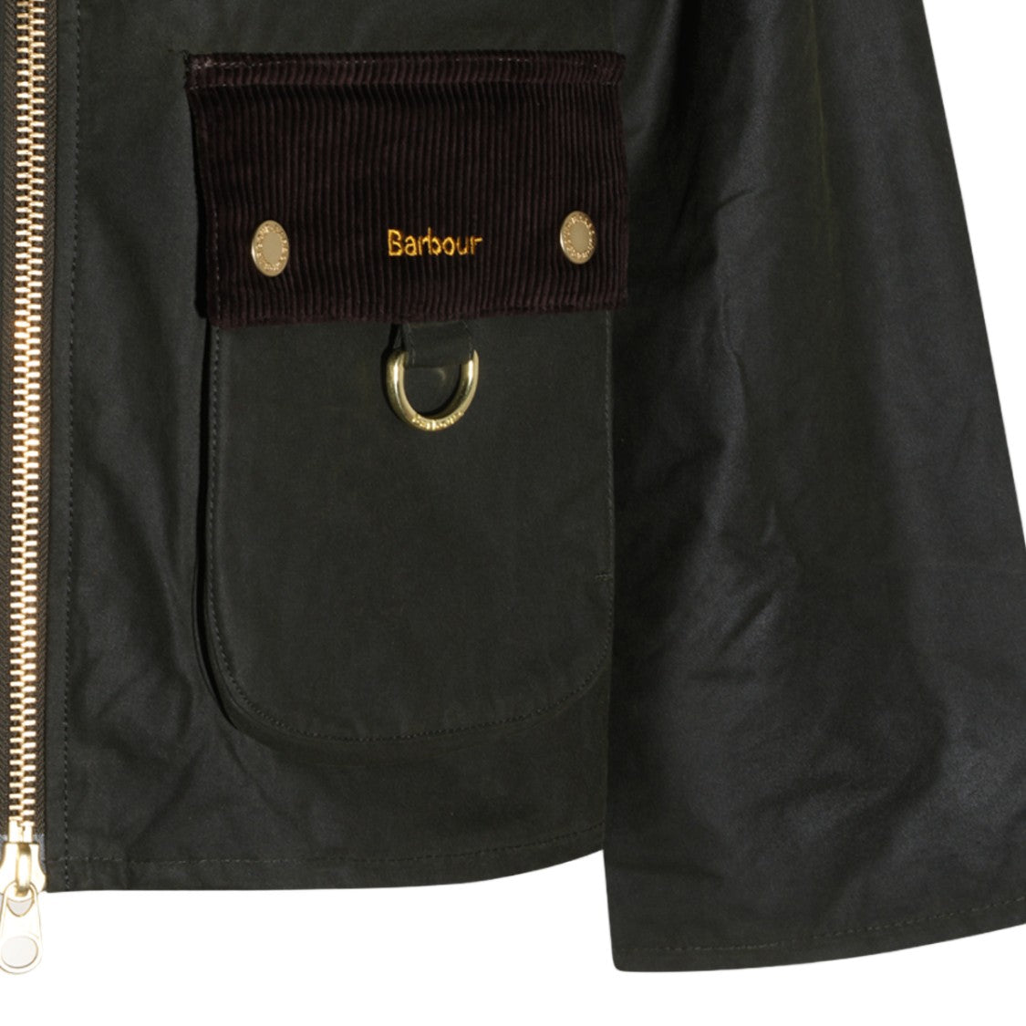 Barbour Waxed Hooded Corduroy Jacket