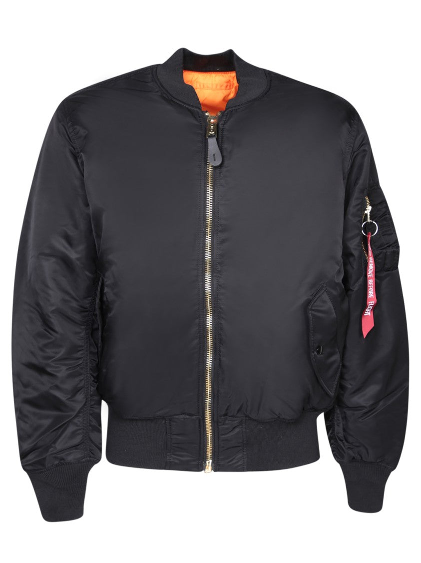 Alpha Industries Black Reversible Nylon Jackets