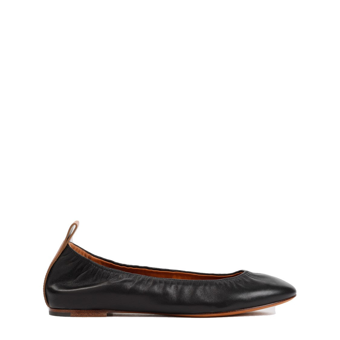 Lanvin Black Lambskin Nappa Ballerina