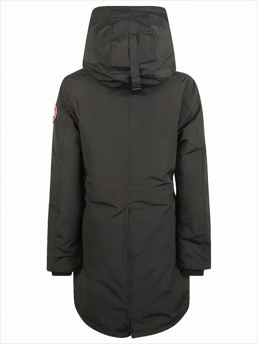 Canada Goose Mid-Length Insulated Parka With High Collar And Hood
