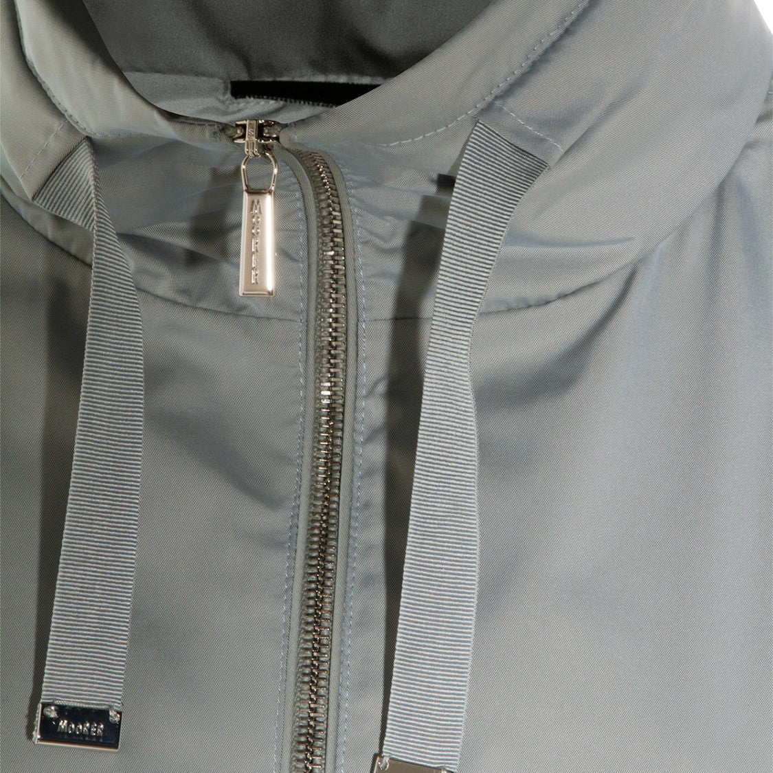 Moorer Grey Zip Casual Jacket