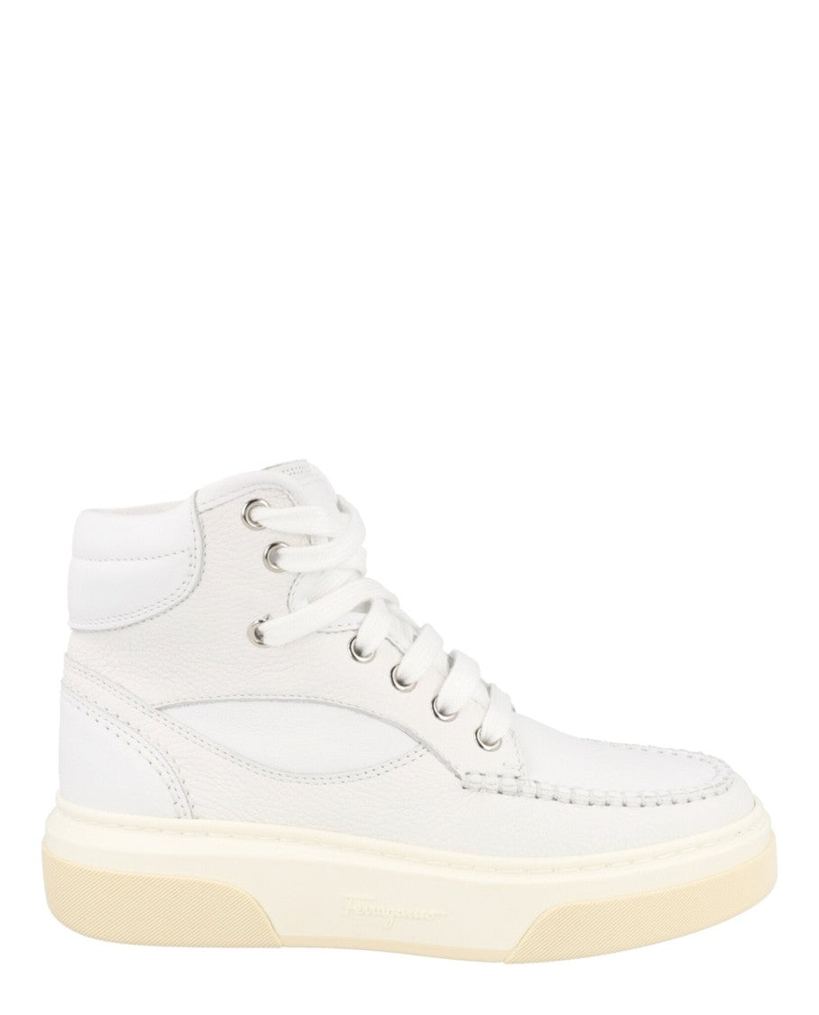 Ferragamo Cassina High-Top Sneakers