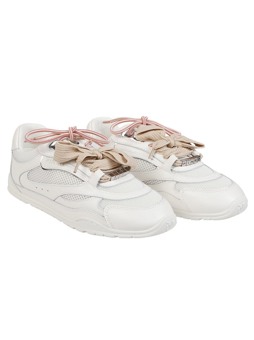 Pinko Yulia 01 Low Top Calf Leather Sneakers