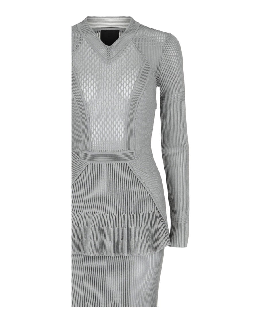 Givenchy Dress In Knit With Flounces