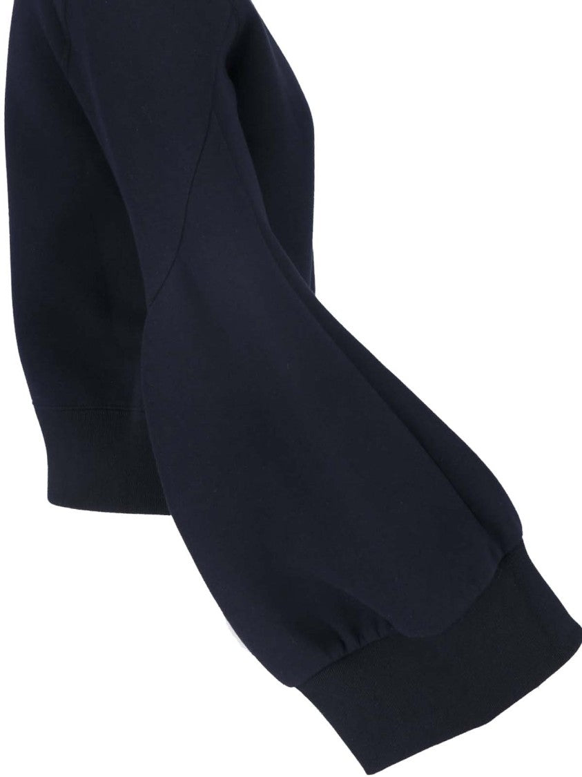 Sacai Black Cotton-Blend Sweatshirt