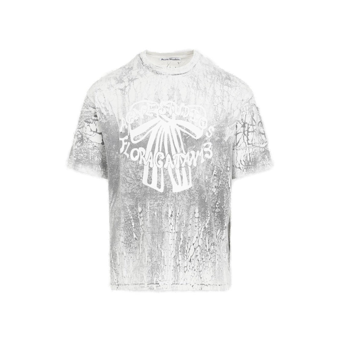 Acne Studios Short-Sleeved T-Shirt With Central Graphic Print