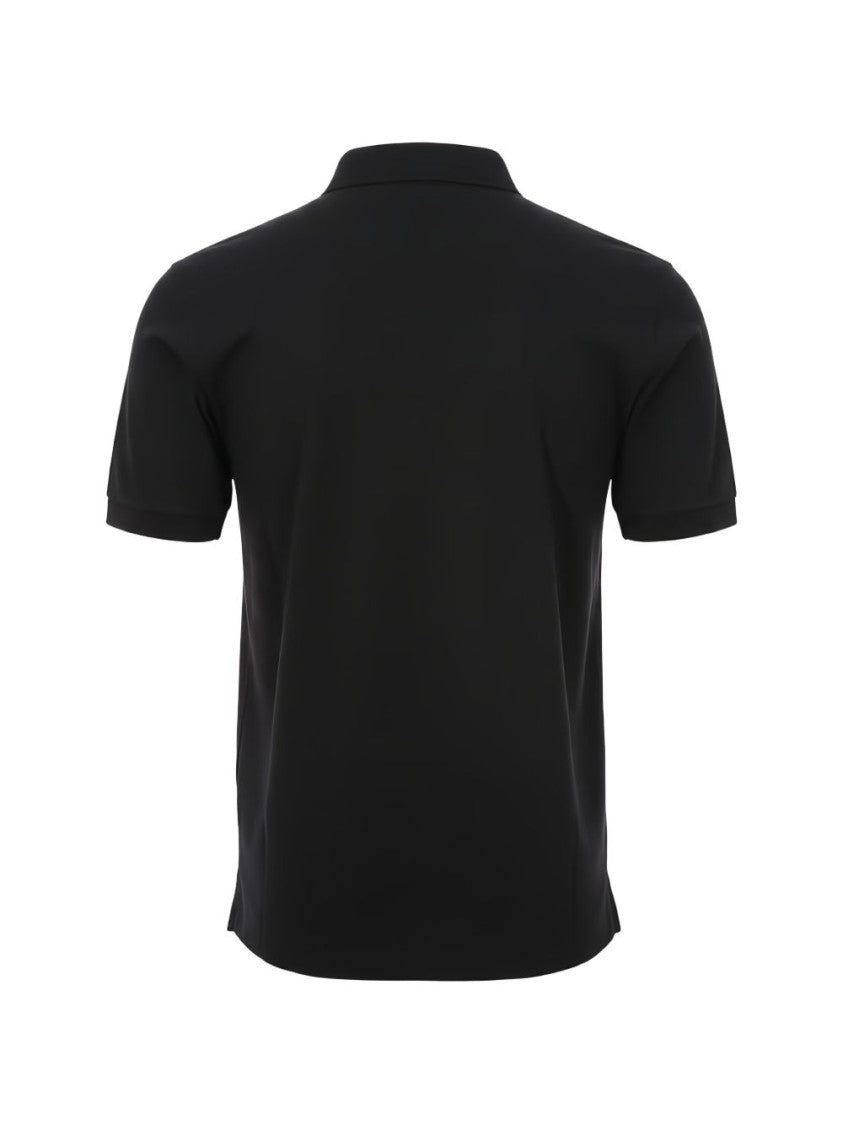 Herno Black Point Collar Polo Shirt
