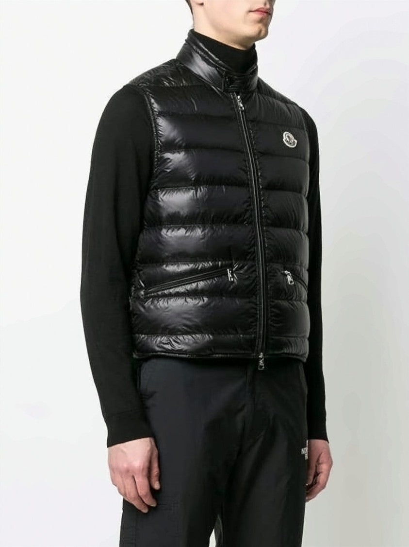 Moncler Horizontal Quilted Sleeveless Vest