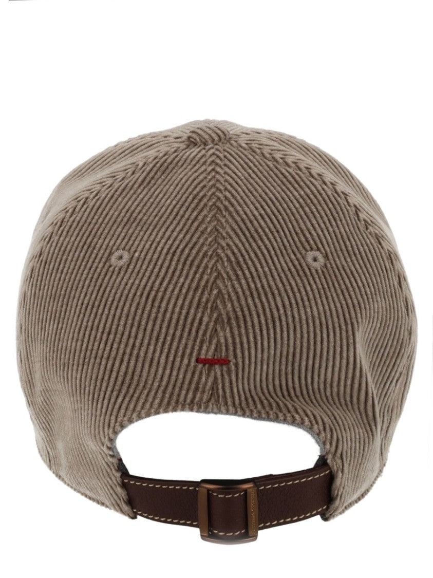 Brunello Cucinelli Textured Corduroy Cashmere-Blend Baseball Cap