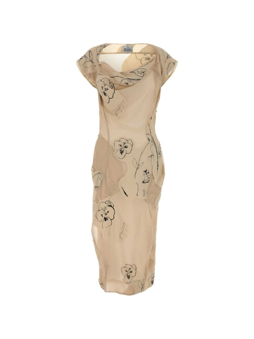 Vivienne Westwood Classic Minimalist Sleeveless A-Line Knit Dress