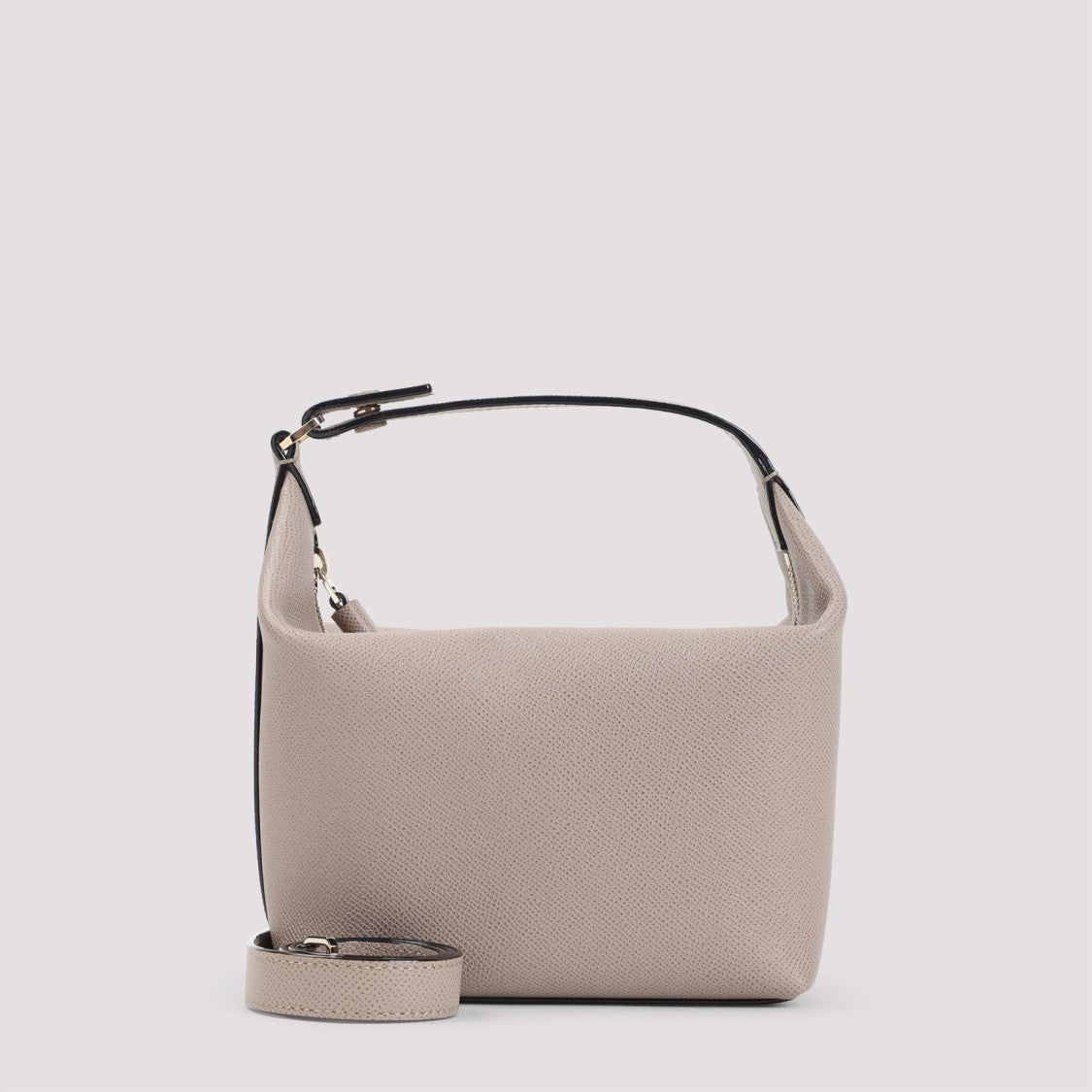 Valextra Sahara Beige Calf Leather Mochi Pouch Bag