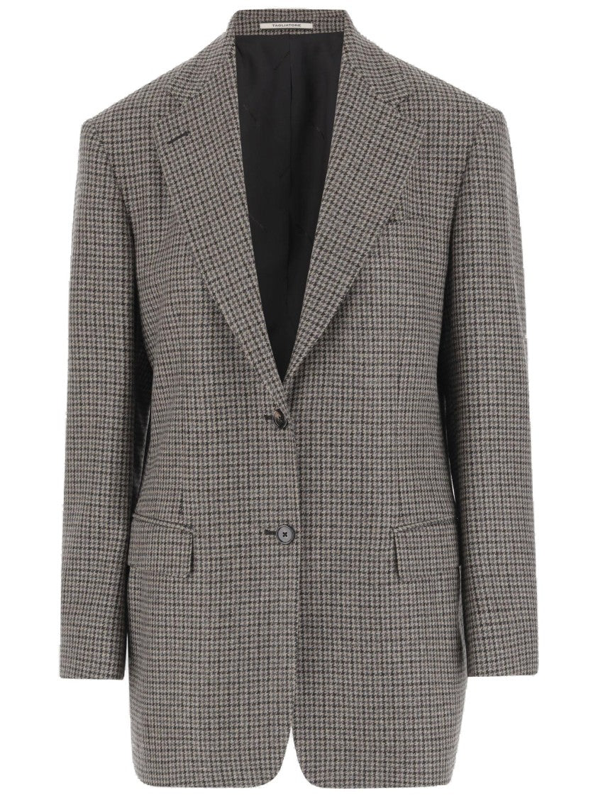 Tagliatore Single-Breasted Wool Jacket