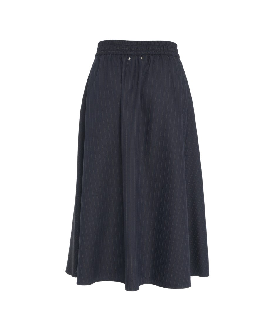 Golden Goose Midi Skirt With Flowing Silhouette