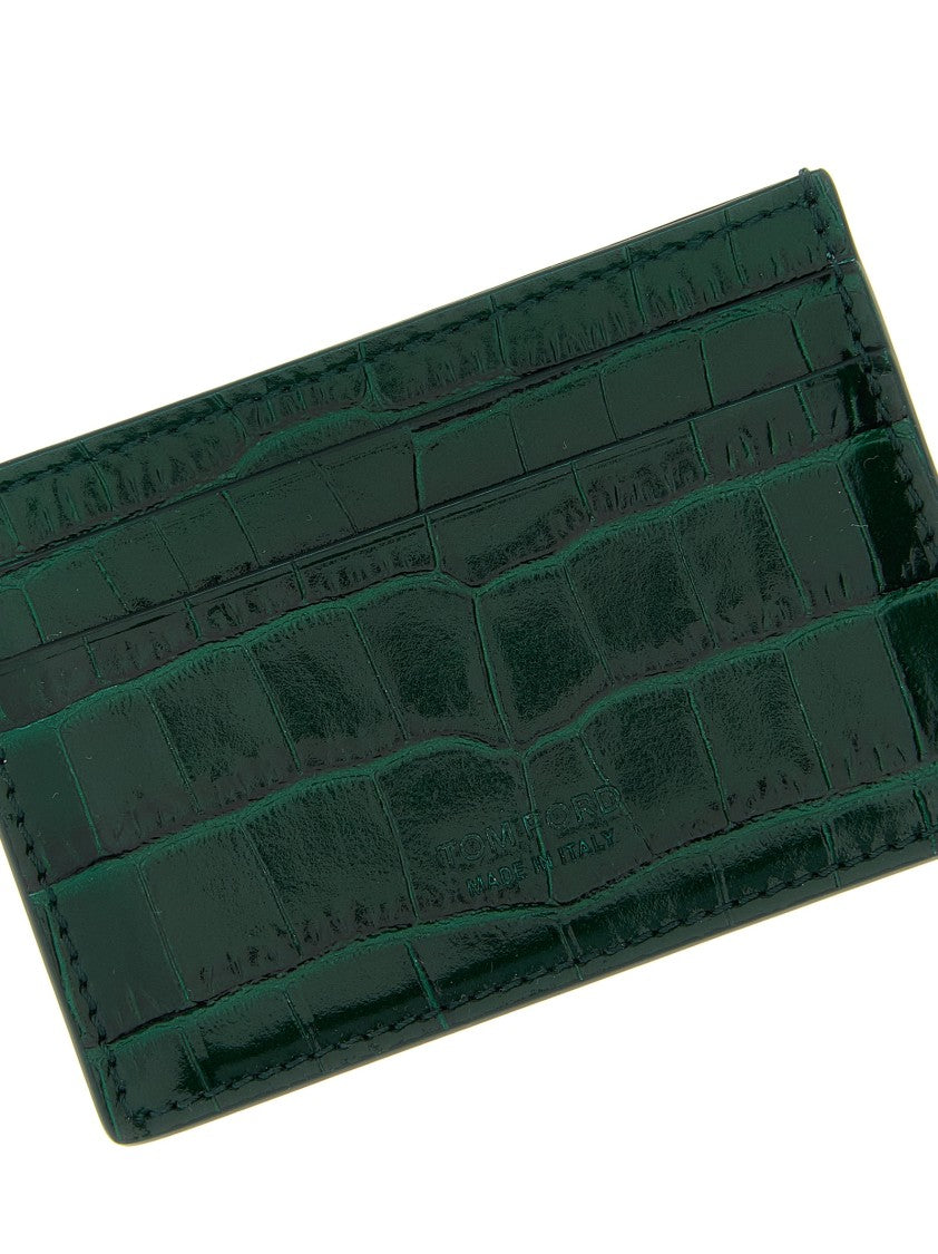 Tom Ford Crocodile Leather Card Holder