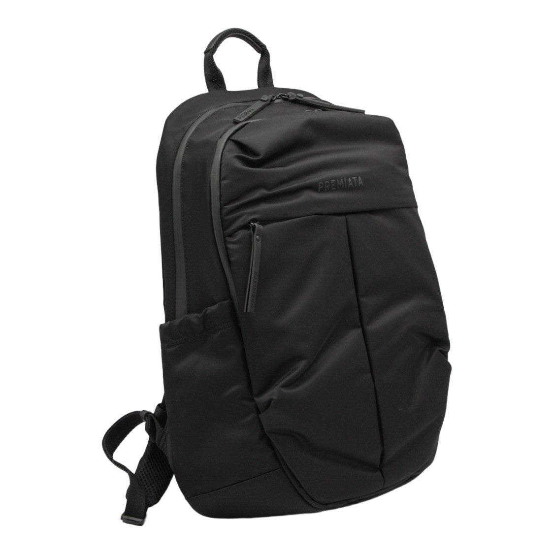 Premiata Matte Black Backpack With Padded Straps