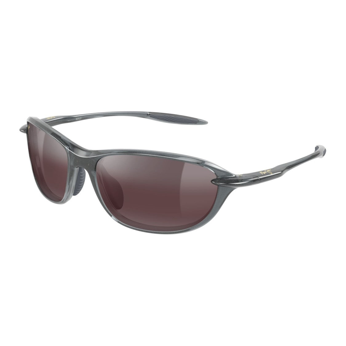 Maui Jim Hookipa Ultra R - Xs Semi-Transparent Grey Frame Sunglasses