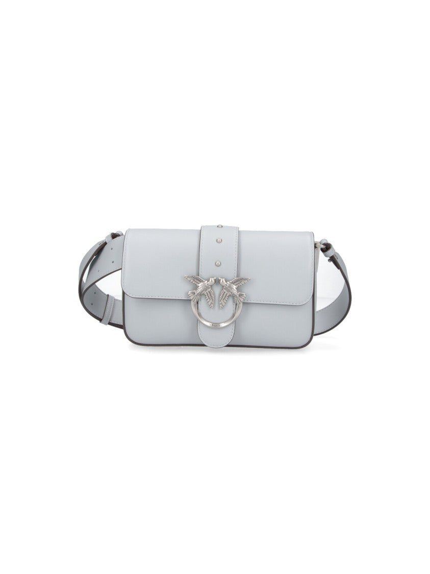 Pinko Medium Grey Handbag With Structured Silhouette