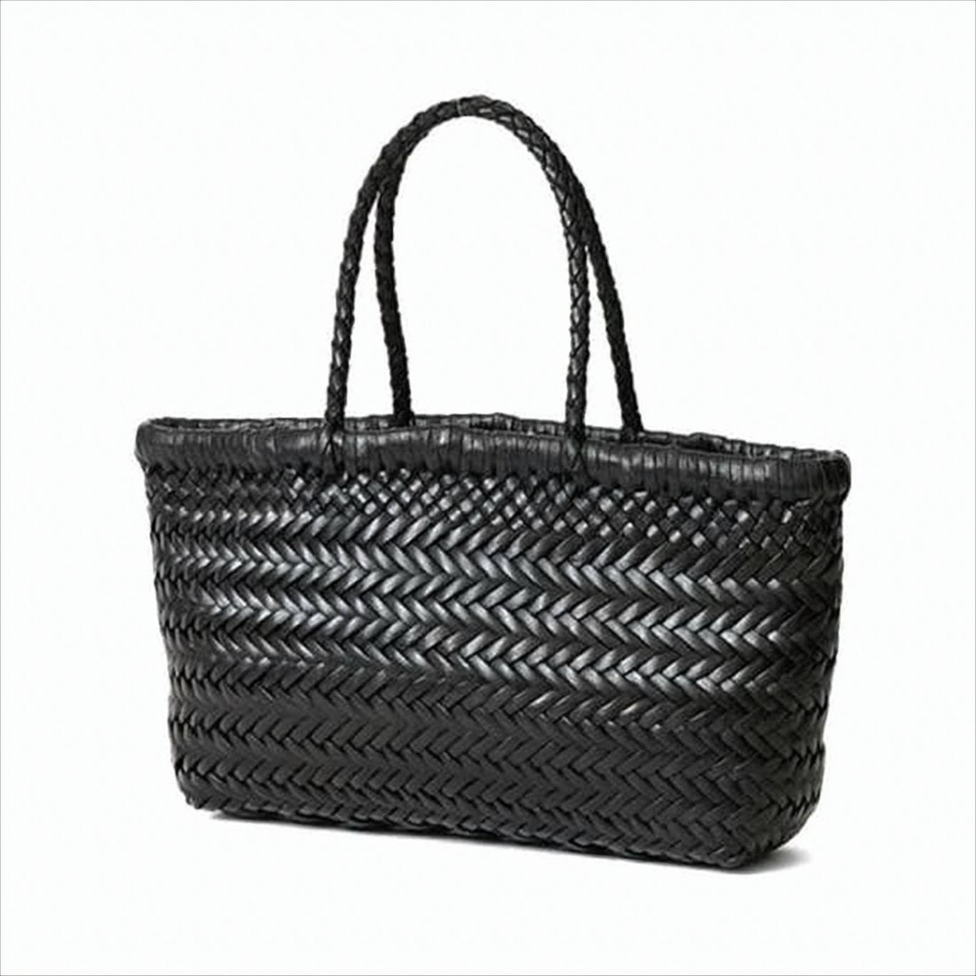 Dragon Diffusion Medium Woven Calf Leather Shoulder Bag