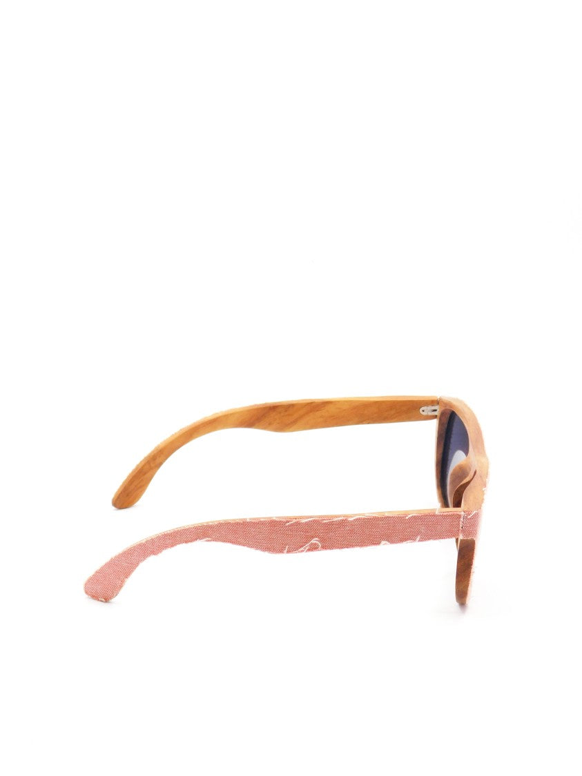 Moli@Limo Pink/Purple Wood&Jens Textured Acetate Sunglasses
