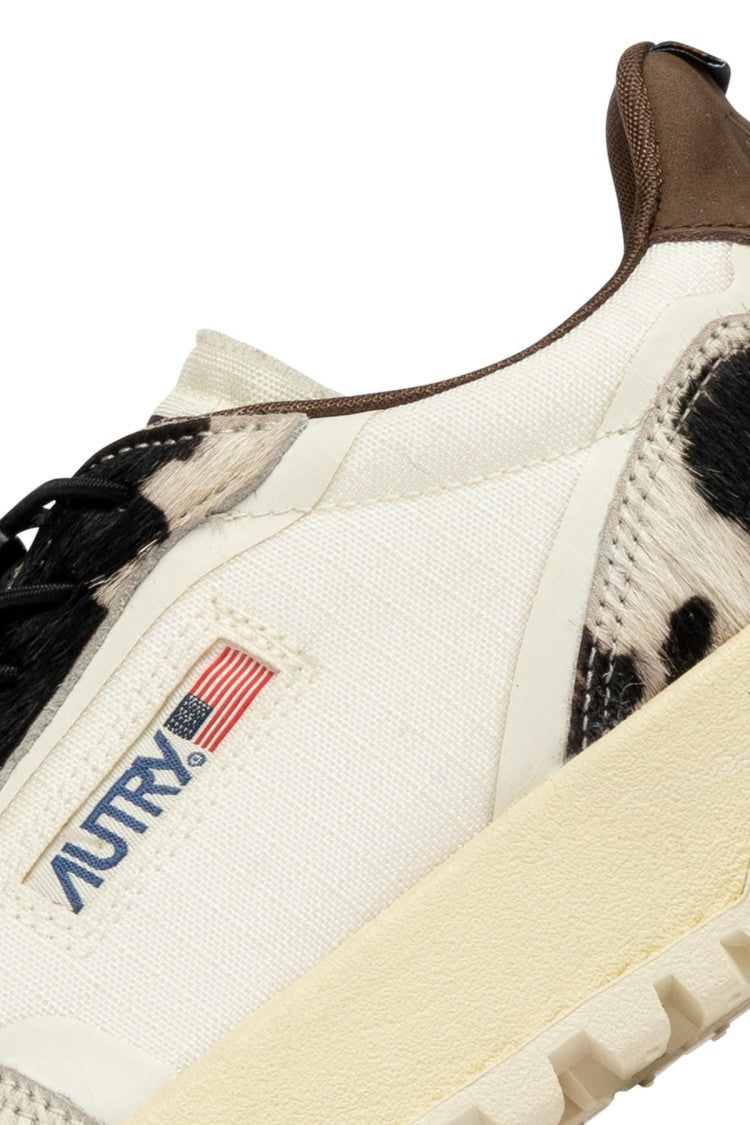 Autry Wildpace Low Calf Hair Cordura Sneakers