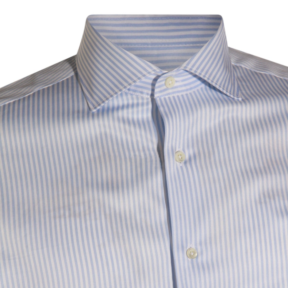 Canali Subtle Stripe Tailored Long-Sleeve Shirt