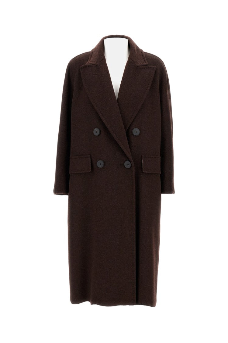 Max Mara Double-Breasted Oversized Brown Coat