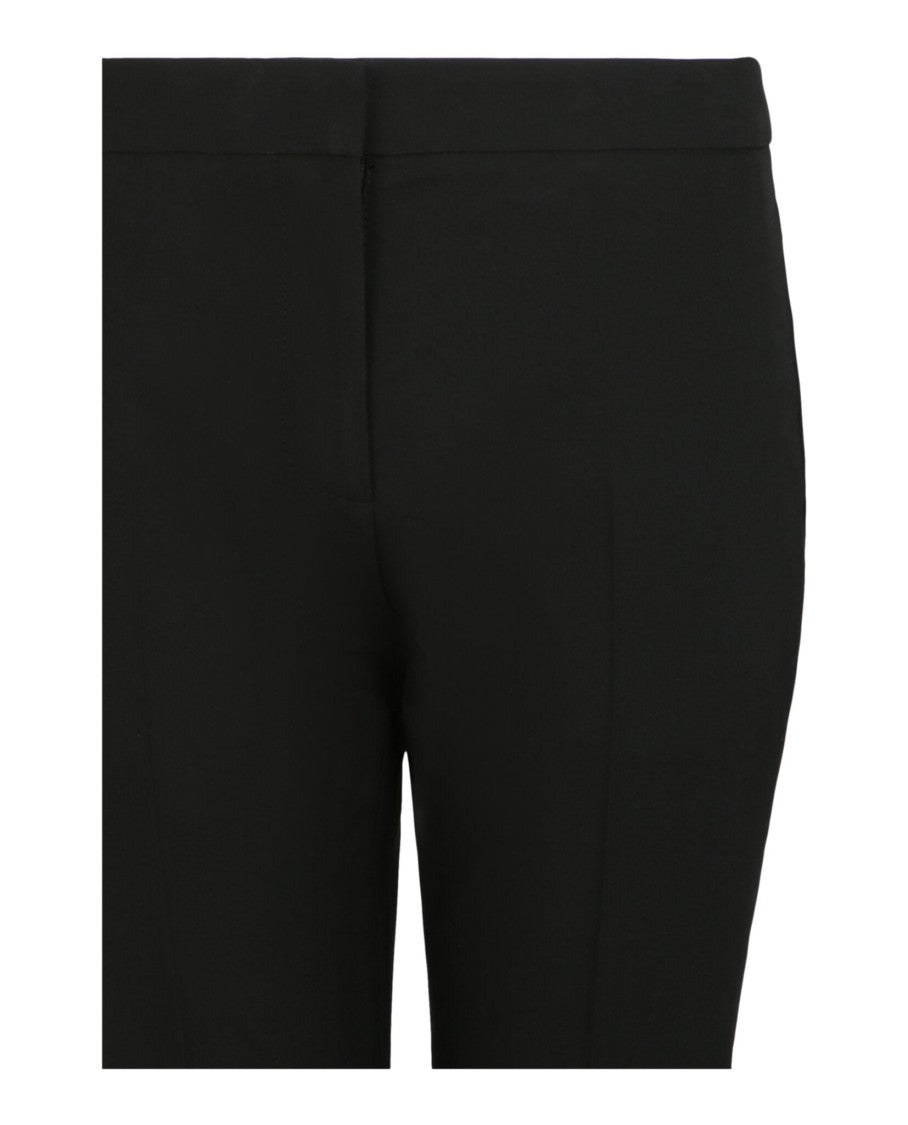 Alexander Mcqueen High-Rise Cropped Tailored Trousers With Concealed Fastening