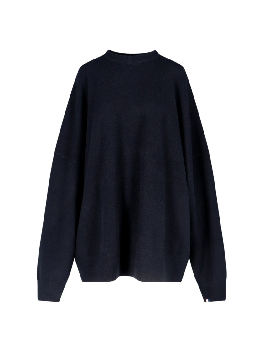 Extreme Cashmere Oversize Sweater – Black