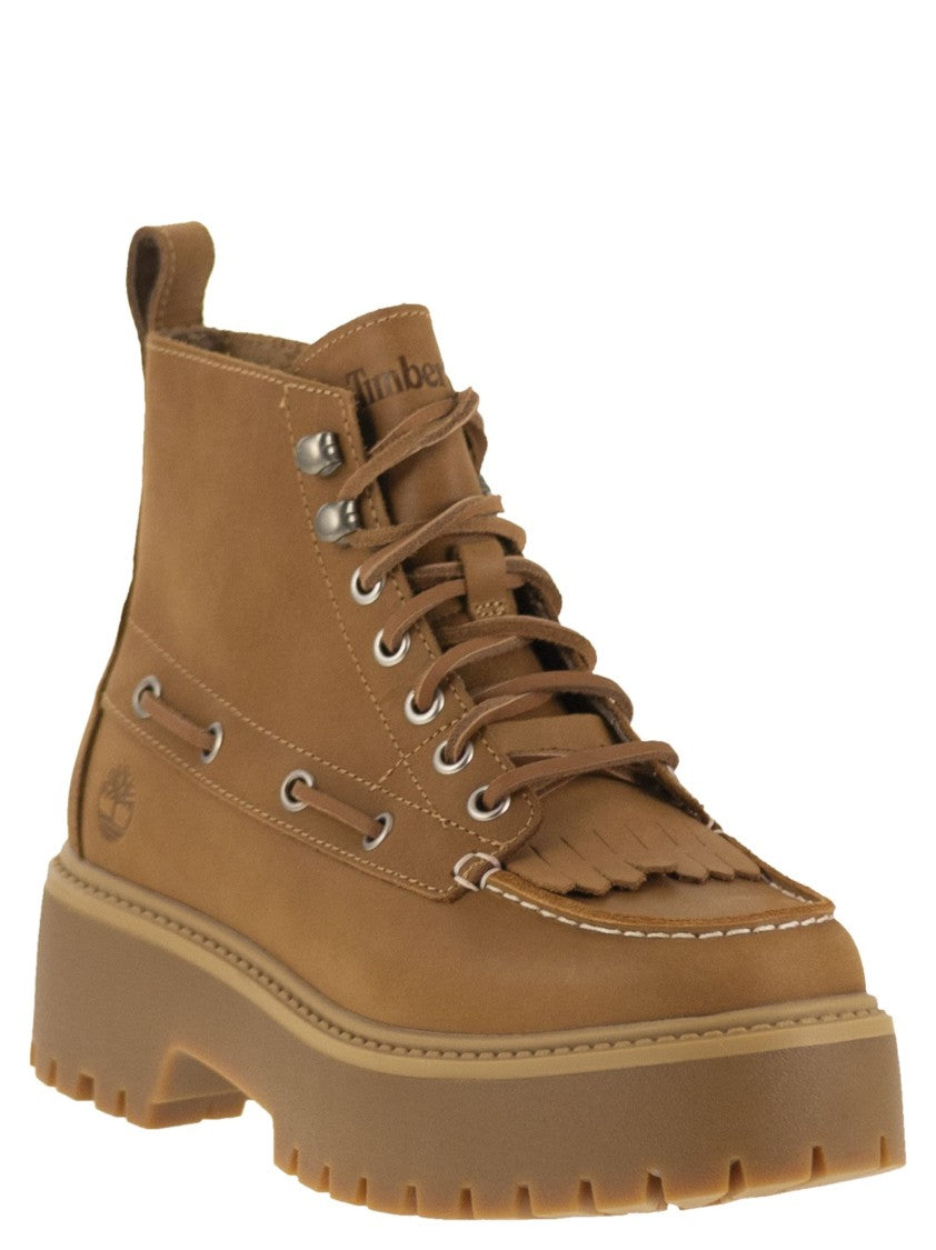 Timberland Stone Street - Fringed Boot With Platform
