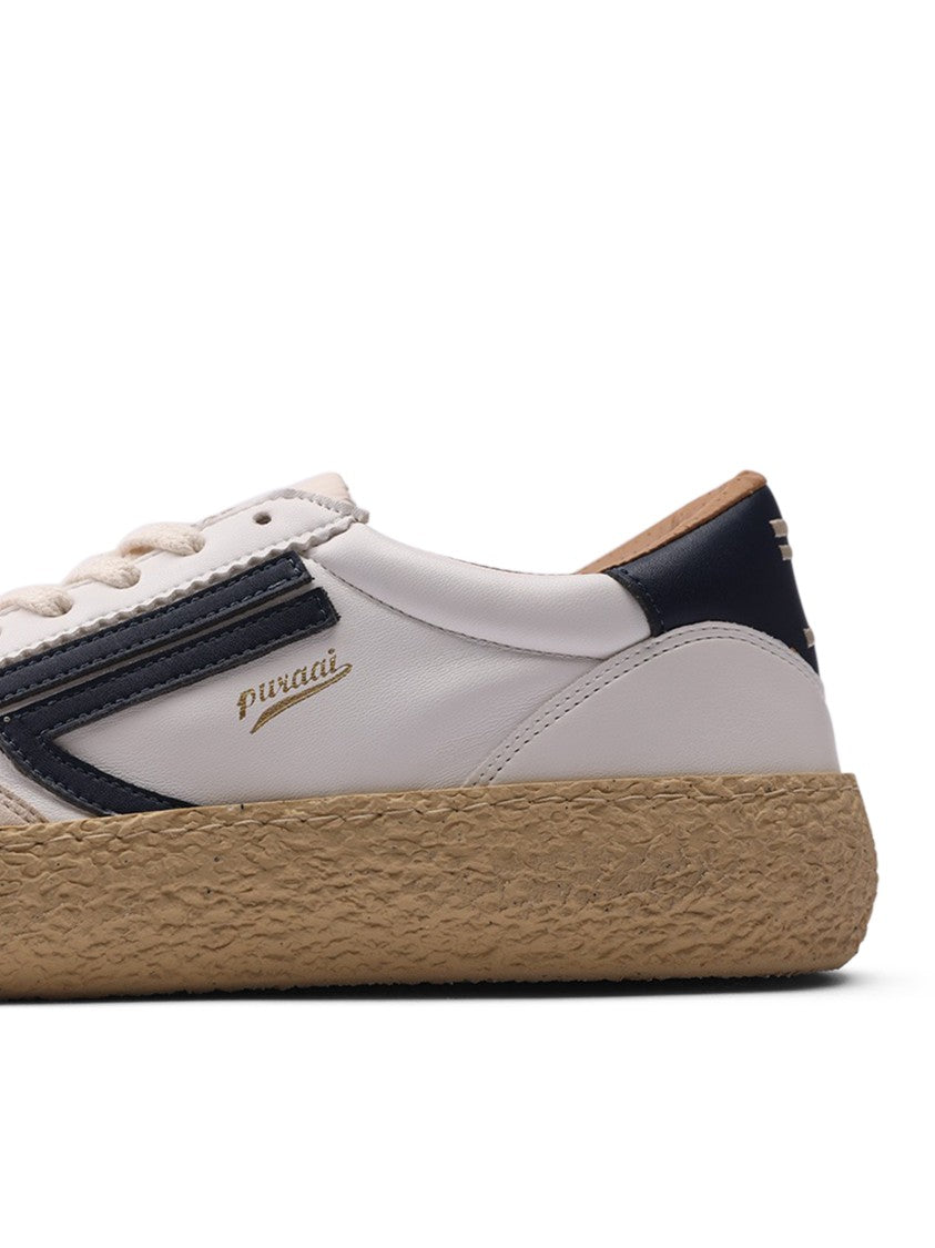 Puraai Vintage-Inspired Sneakers With Textured Sole