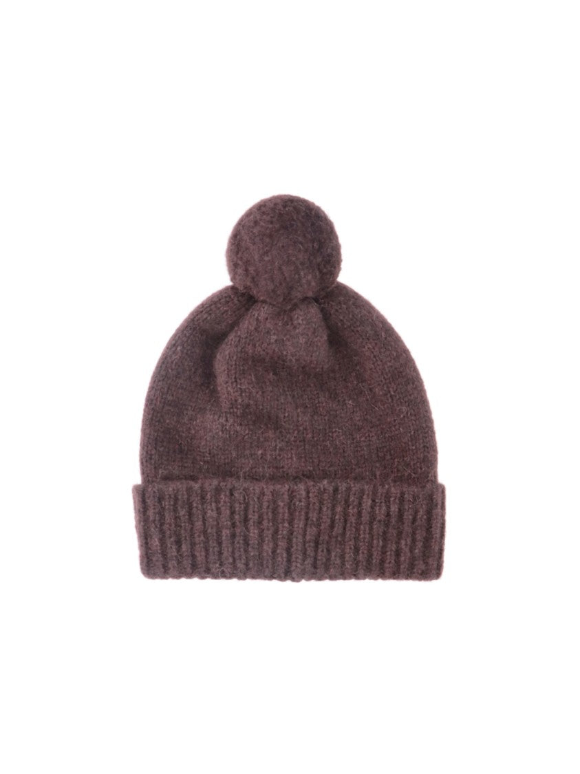 Golden Goose Brown Alpaca-Blend Knit Beanie