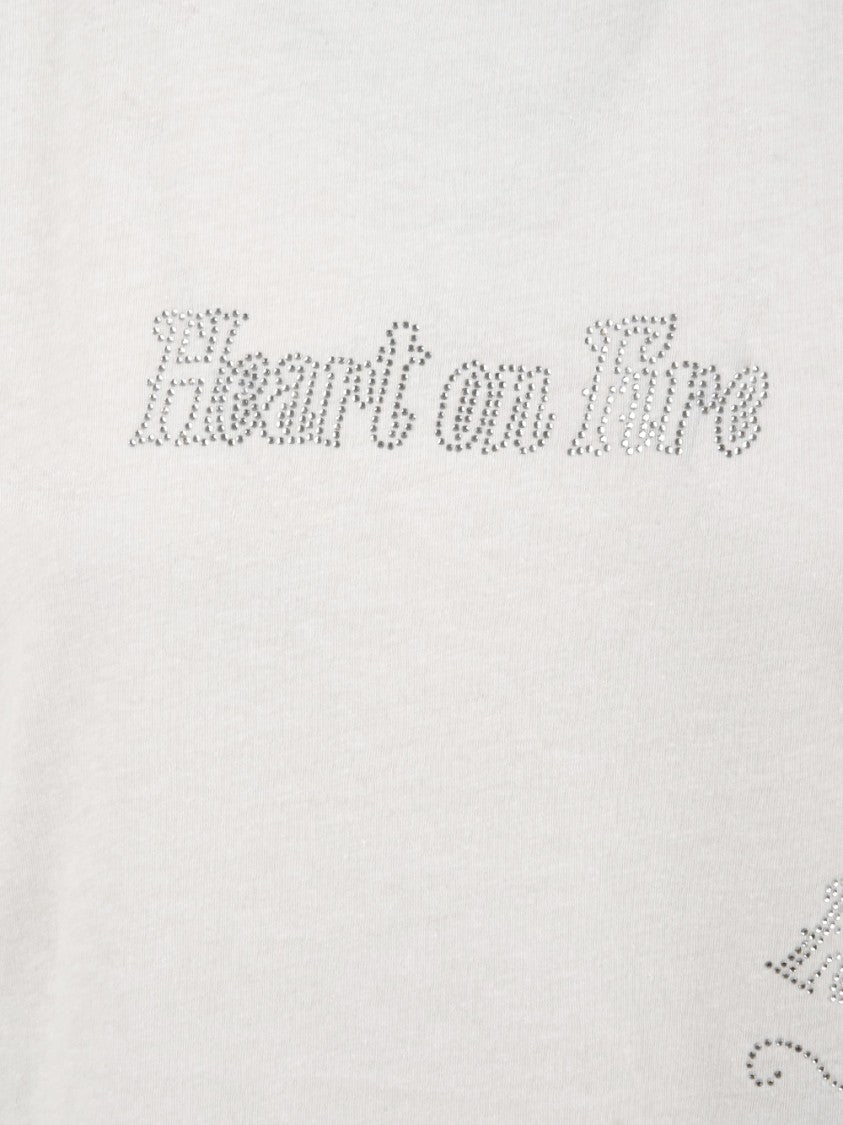 Zadig & Voltaire Rhinestone-Embellished Short-Sleeved T-Shirt