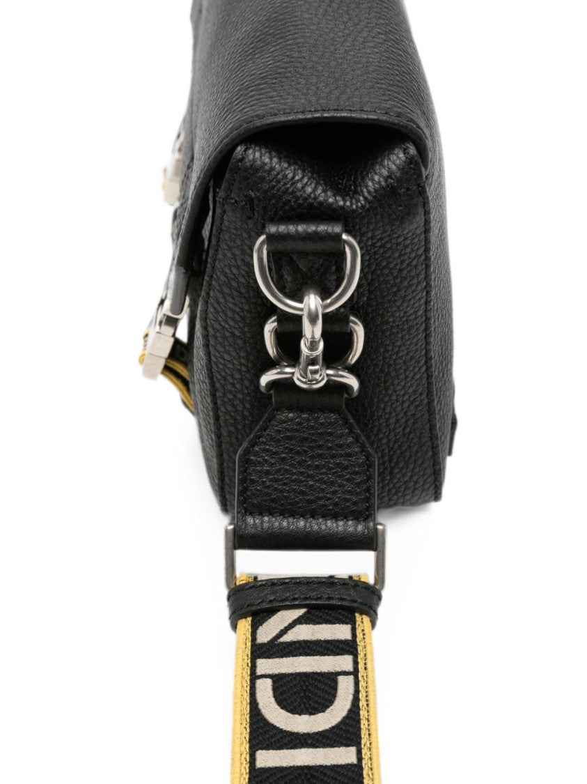 Fendi Rectangular Black Leather Bag