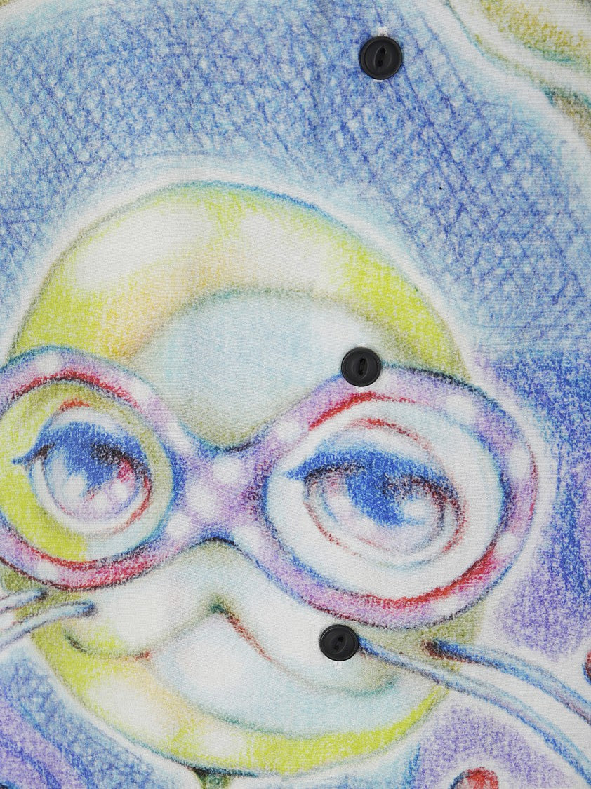 Brain Dead Aspen Eyes Short Sleeve Button Up Shirt