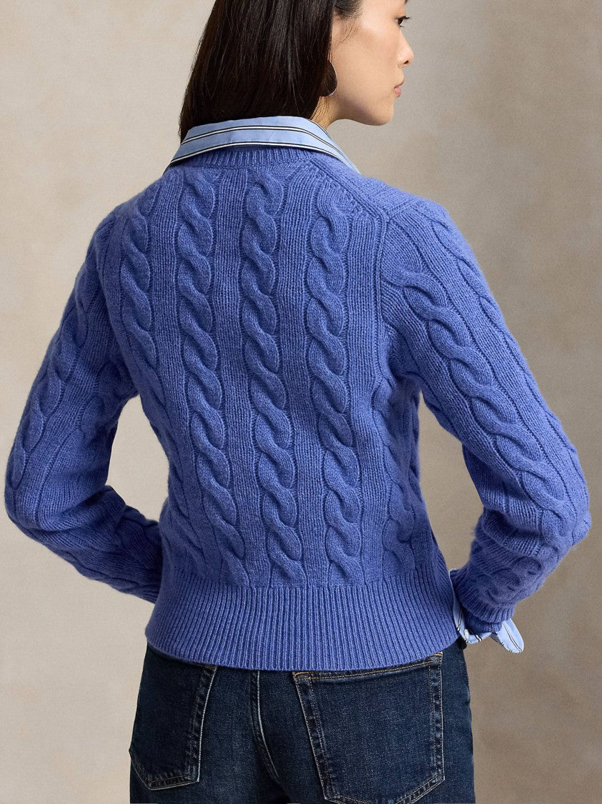Polo Ralph Lauren Cable Knit Button-Down Cardigan