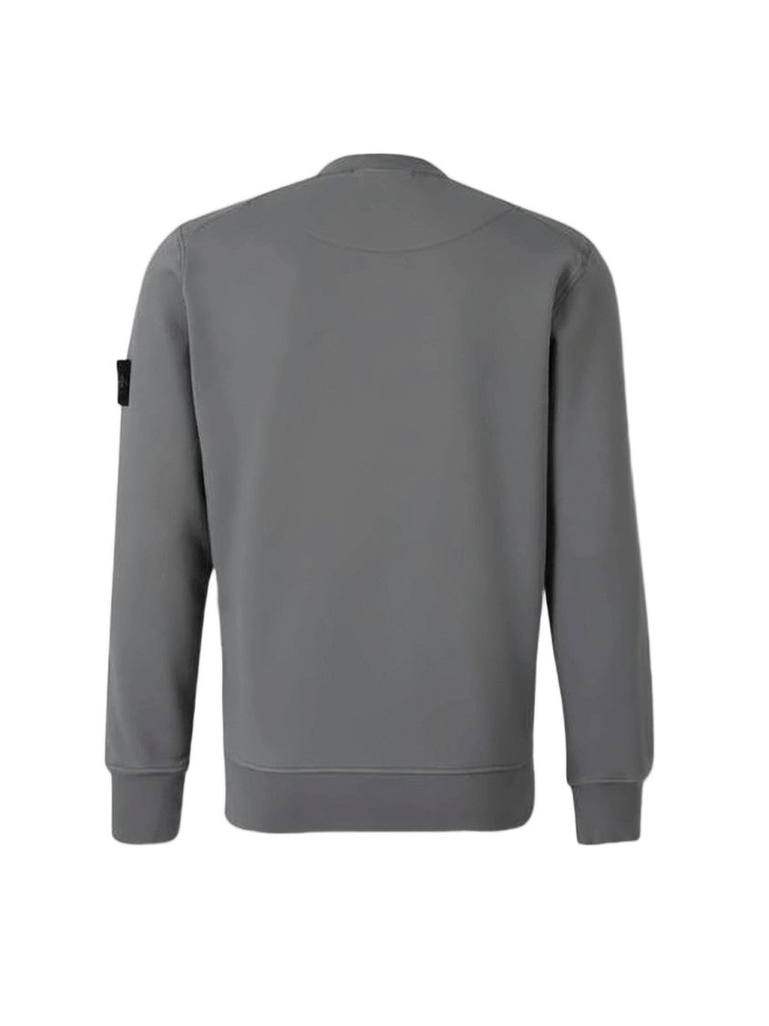 Stone Island Minimalist Long Sleeve Sweatshirt With Compass Logo