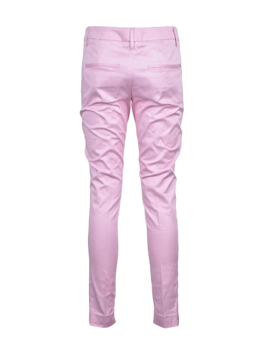 Dondup Kelly Trousers With Zip - Pink